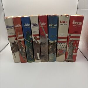 JOHN JAKES The Kent Family Chronicles Set Complete Series Vol 1-8 HC/DJ Books